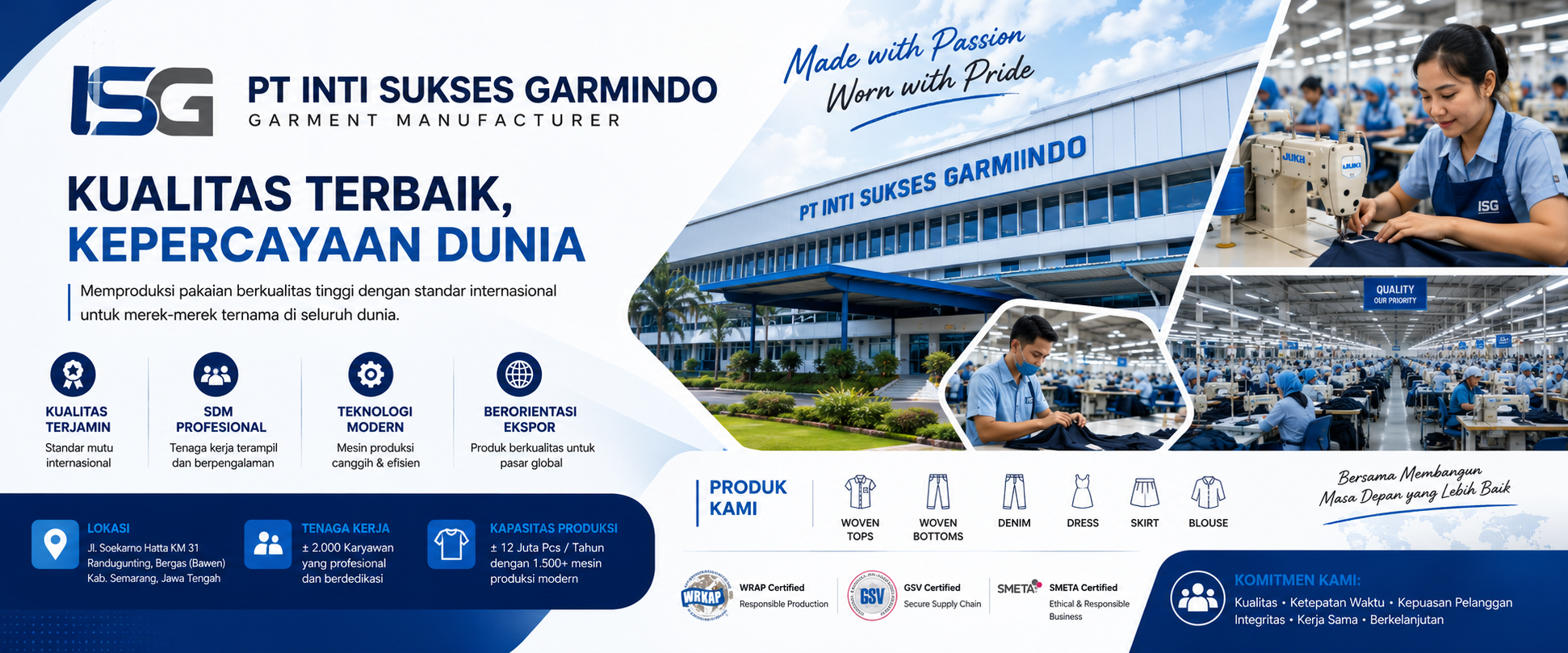Banner PT INTI SUKSES GARMINDO SEMARANG