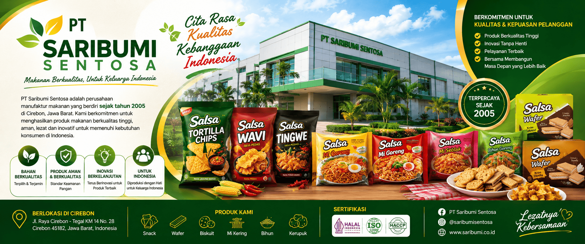 Banner PT Saribumi Sentosa